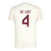 Maglia ufficiale FC Bayern Monaco De Ligt 4 Champions League Alternativa 2023-24 per Bambino